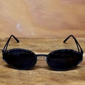 Supreme Super Stylish Black Studded Sunglasses Swaroski Crystals MILLER Unisex